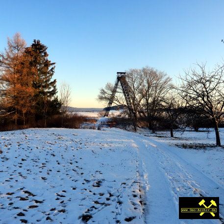 Tuerkschacht im Revier Schneeberg - Neustaedtel, Erzgebirge, Sachsen - 8. Februar 2023 (3).JPG